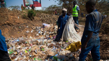Plastic dumping site/Photo-New Times Rwanda