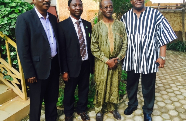 Ex-Prime Minister Danda, with AGF officials